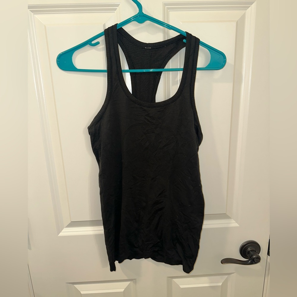 Lululemon swiftly tech racerback tank black size 4